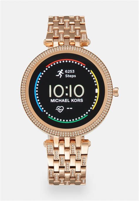 michael kors rose gold darci watch|michael kors gen 5e.